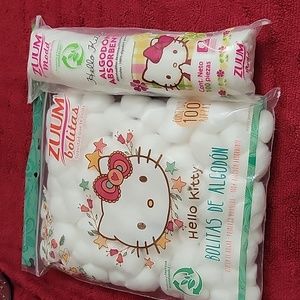 Hello Kitty x Zuum Cotton Balls & Pads NIP